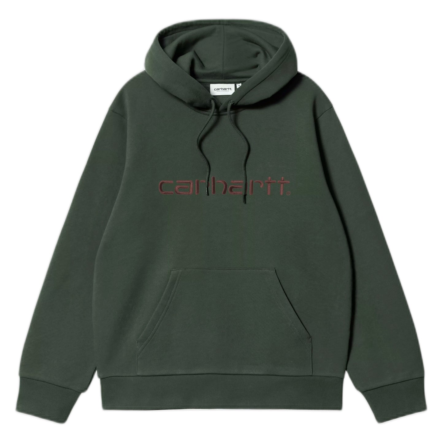 Felpa Carhartt Wip Hooded Carhartt Sweatshirt - Dark Scarab / Palisander