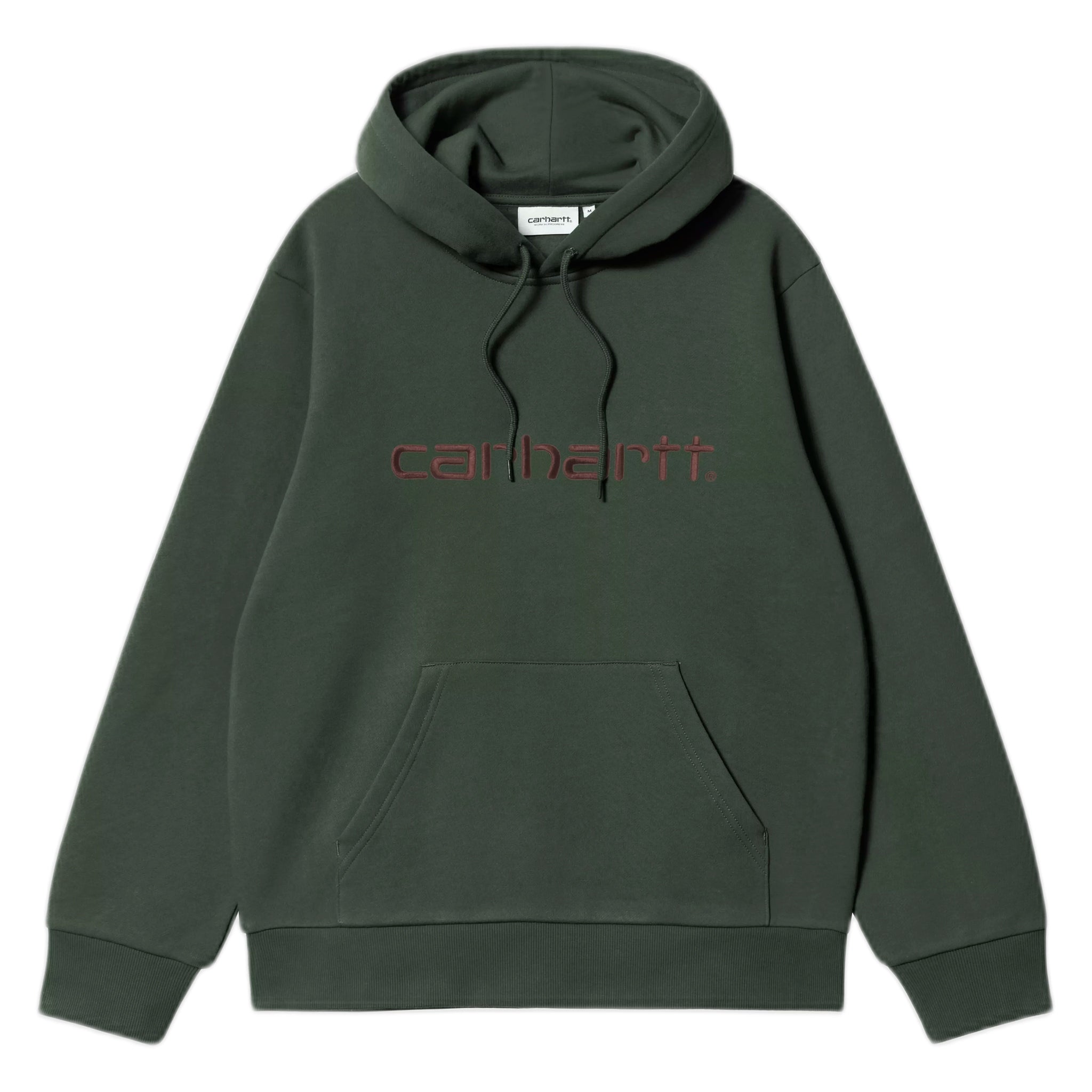 Felpa Carhartt Wip Hooded Carhartt Sweatshirt - Dark Scarab / Palisander