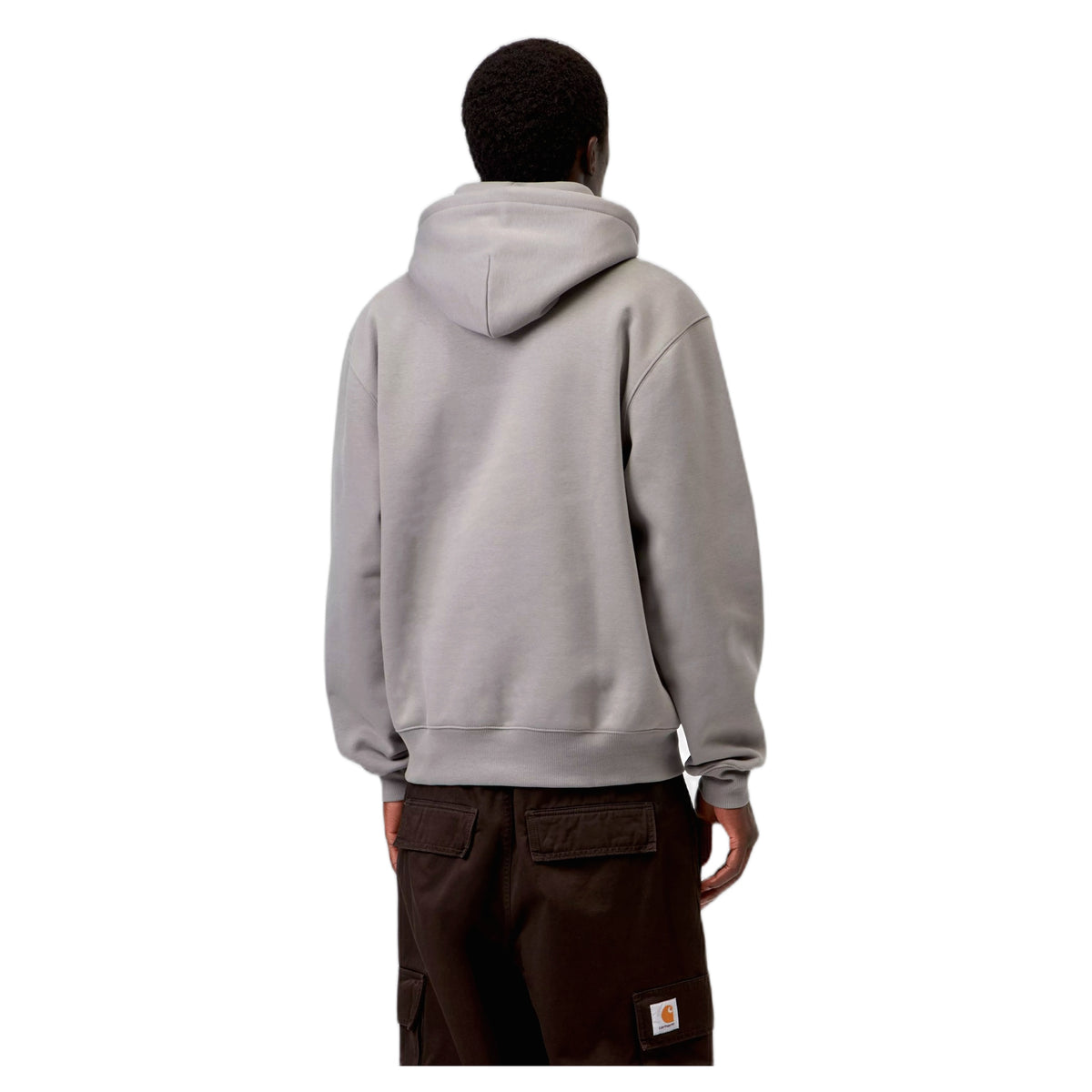 Felpa Carharrtt Wip Hooded Carhartt Sweatshirt - Shady Grey / Dark Navy