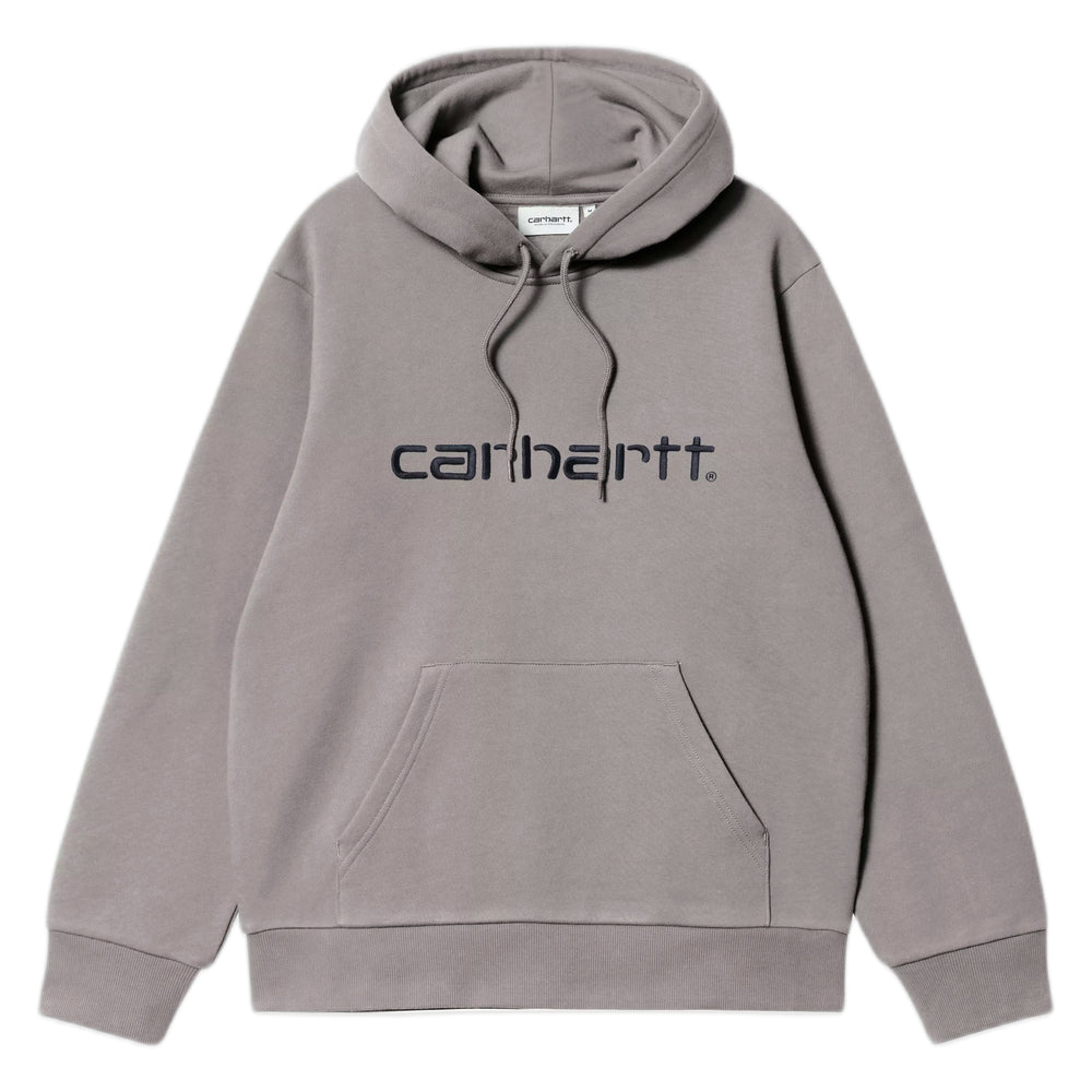 Felpa Carharrtt Wip Hooded Carhartt Sweatshirt - Shady Grey / Dark Navy