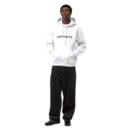 Felpa Carhartt Wip Hooded Carhartt Sweat - Ash Heather / Graphite