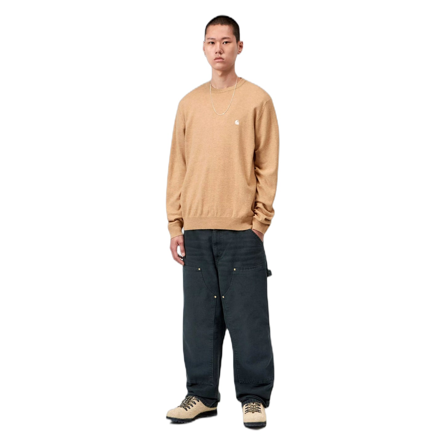 Maglione Carhartt Wip Madison Sweater - WIP Dusty H Brown / Wax