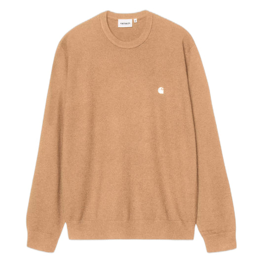 Maglione Carhartt Wip Madison Sweater - WIP Dusty H Brown / Wax