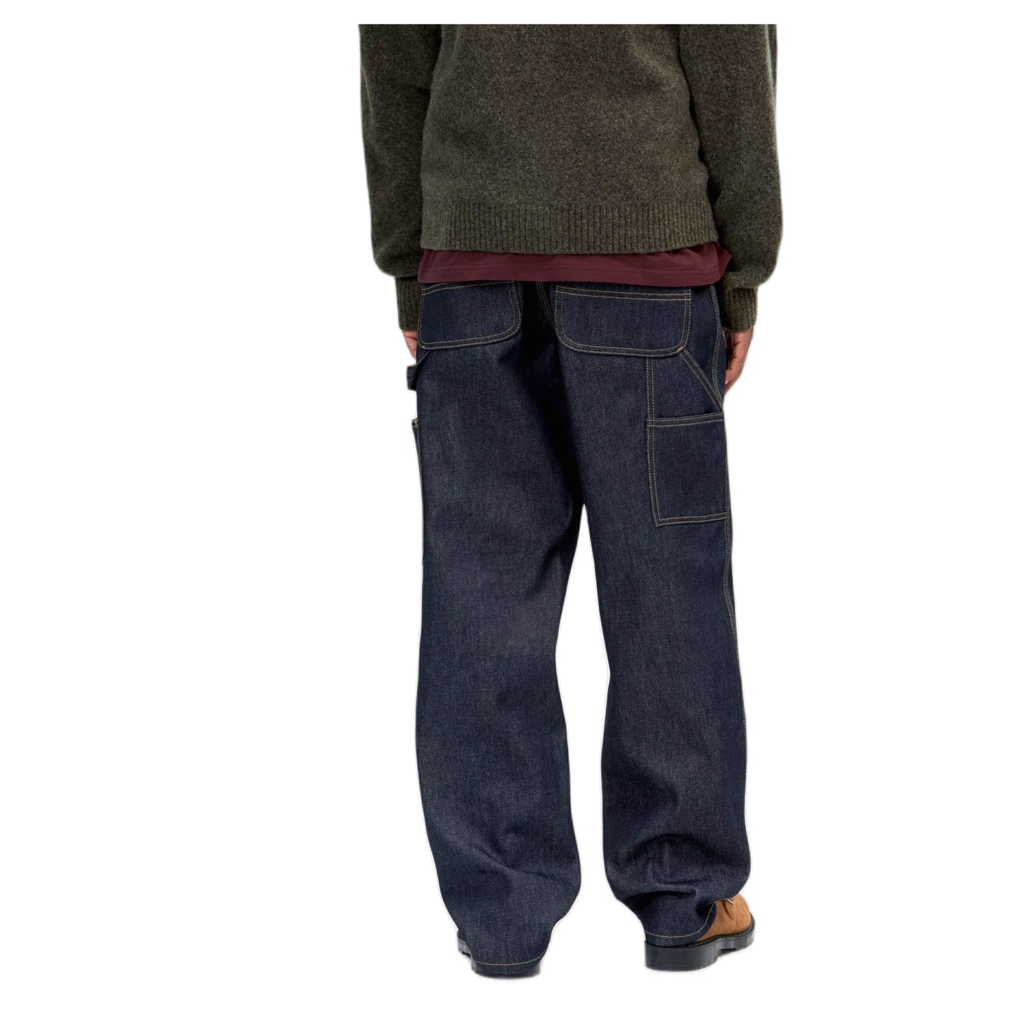 Jeans Carhartt Wip Single Knee Pant - Blue Rigid