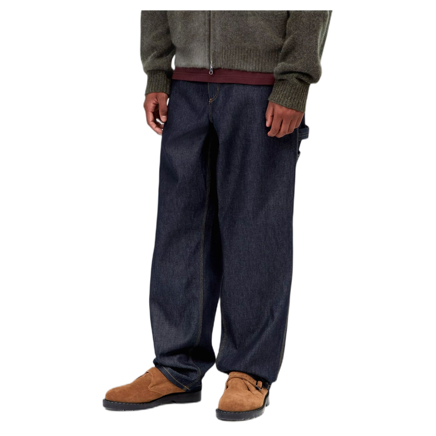 Jeans Carhartt Wip Single Knee Pant - Blue Rigid