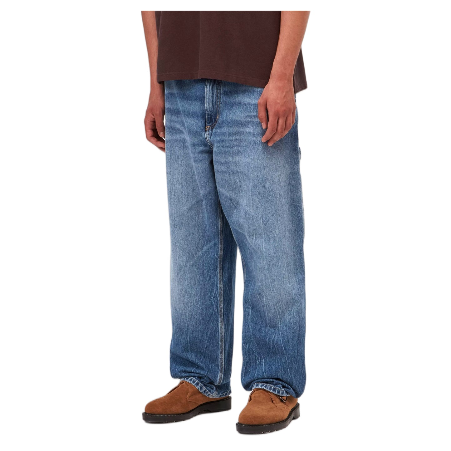Jeans Carhartt Wip Single Knee Pant - Blue Marble Used Wash