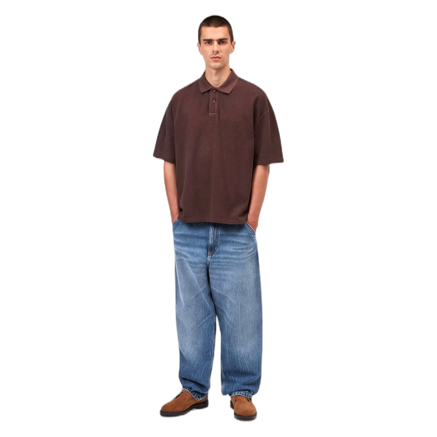 Jeans Carhartt Wip Single Knee Pant - Blue Marble Used Wash