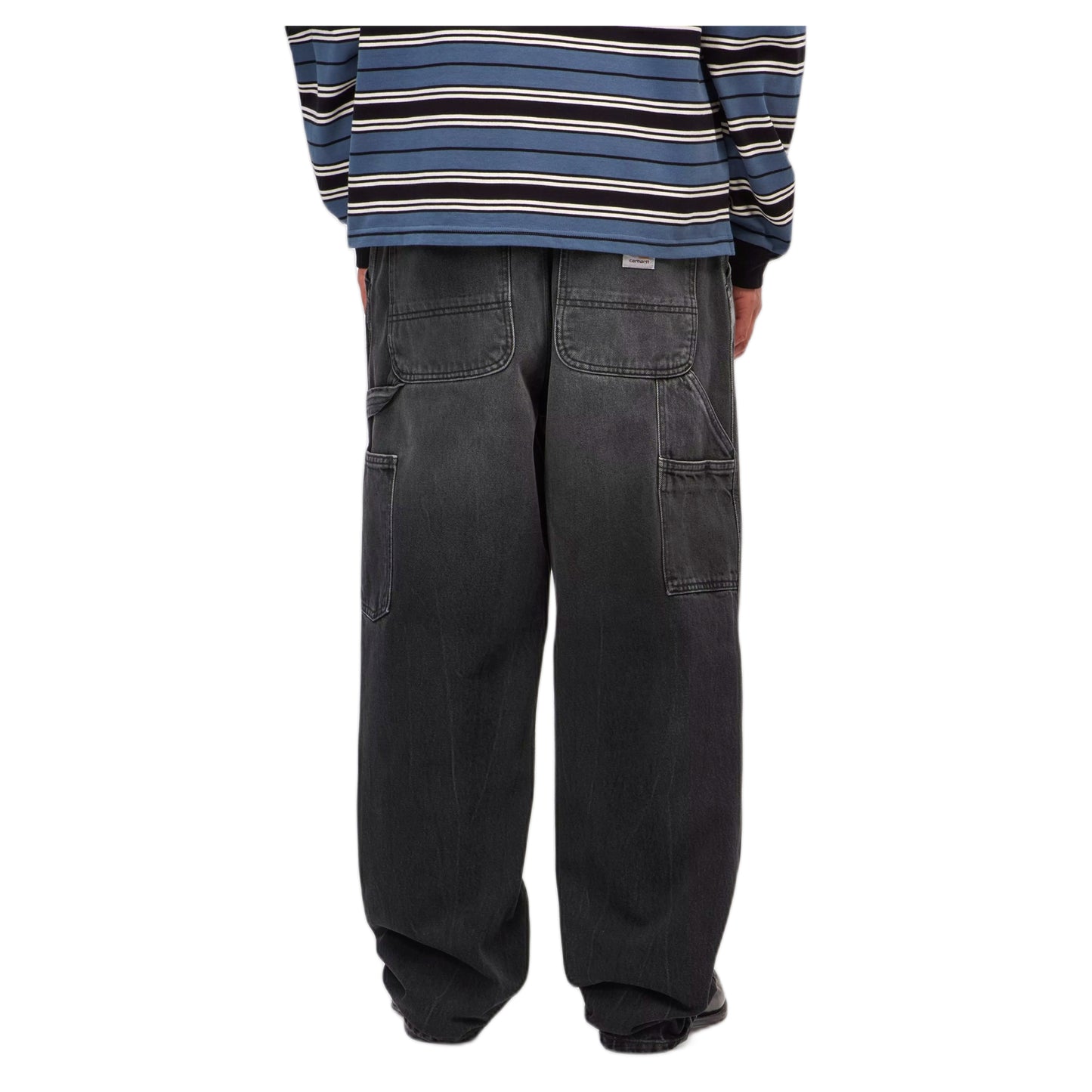 Jeans Carhartt Wip Single Knee Pant - Black Marble Used Wash