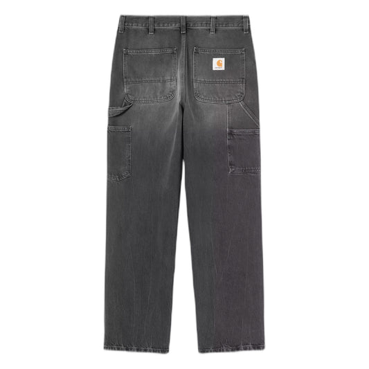Jeans Carhartt Wip Single Knee Pant - Black Marble Used Wash