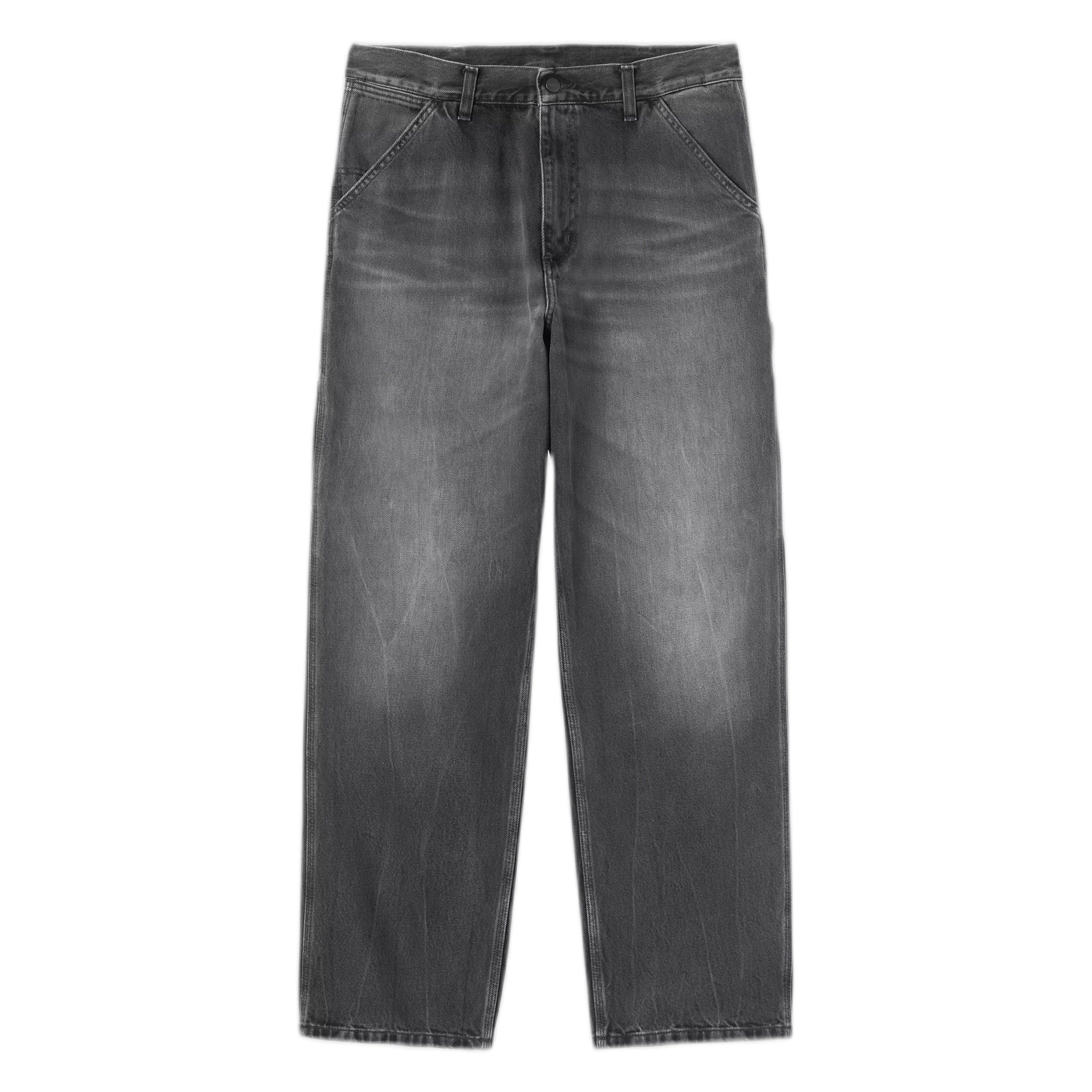 Jeans Carhartt Wip Single Knee Pant - Black Marble Used Wash