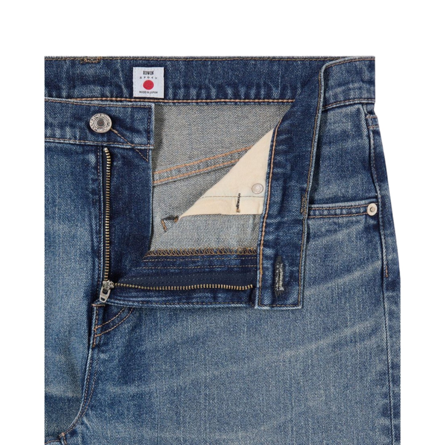 Jeans Uomo Edwin Slim Tapared - Blu Light Used Francis Concept