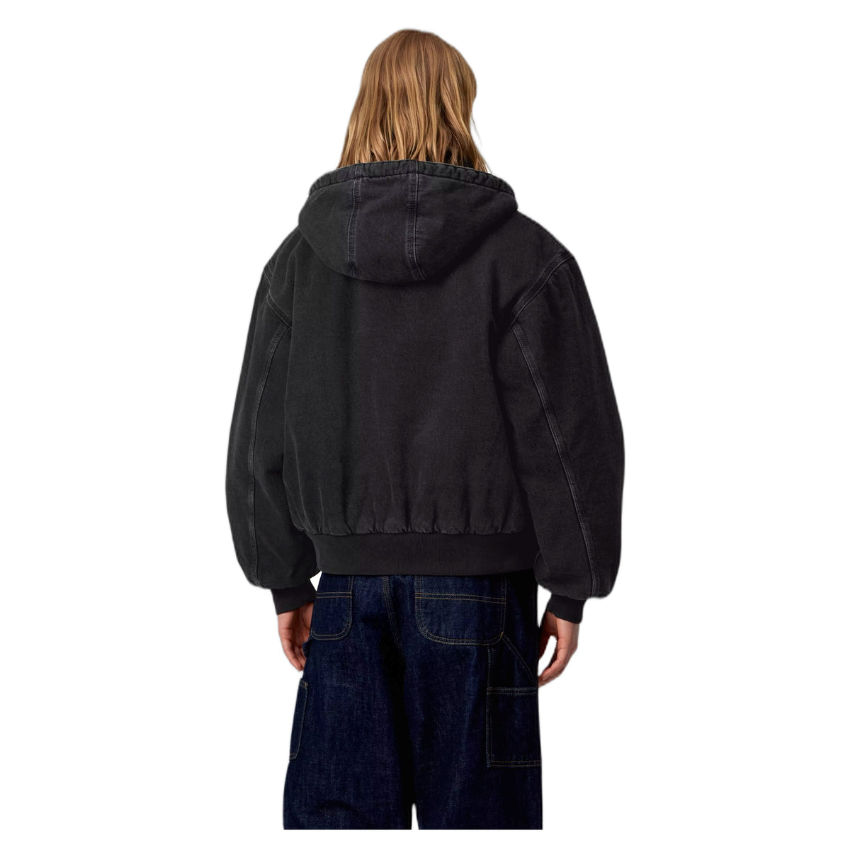 Giacca Carhartt Wip W'OG Active Jacket - Black Stone Washed