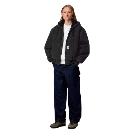 Giacca Carhartt Wip W'OG Active Jacket - Black Stone Washed