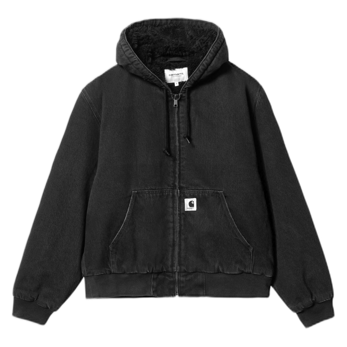 Giacca Carhartt Wip W'OG Active Jacket - Black Stone Washed