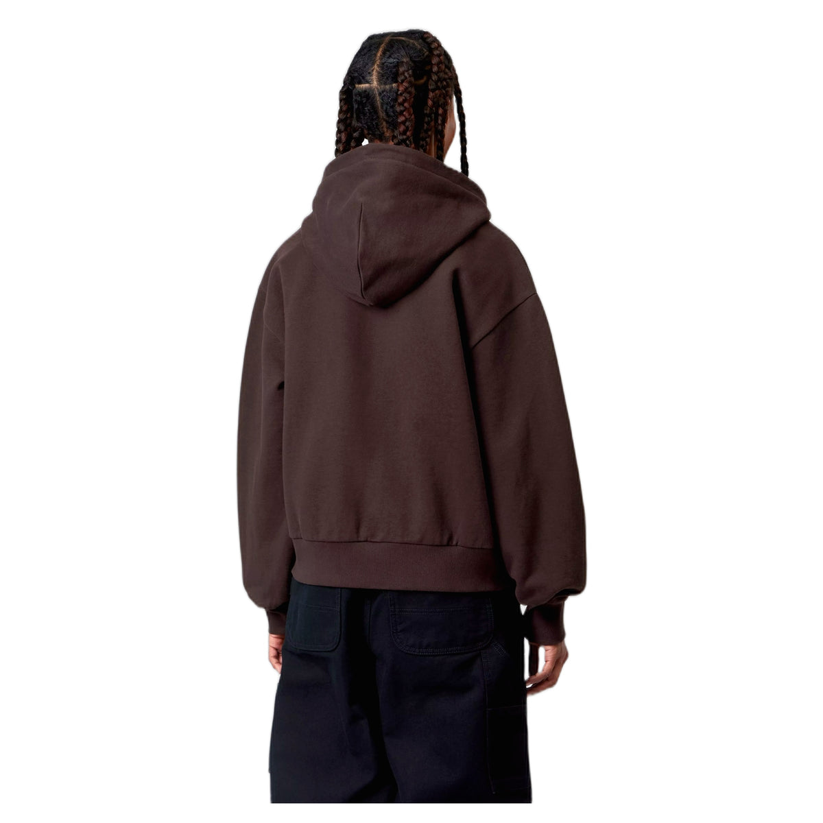 Felpa Carhartt Wip W' Hooded Casey Jacket - Palisnder / Silver