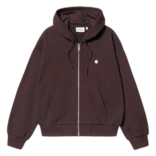 Felpa Carhartt Wip W' Hooded Casey Jacket - Palisnder / Silver