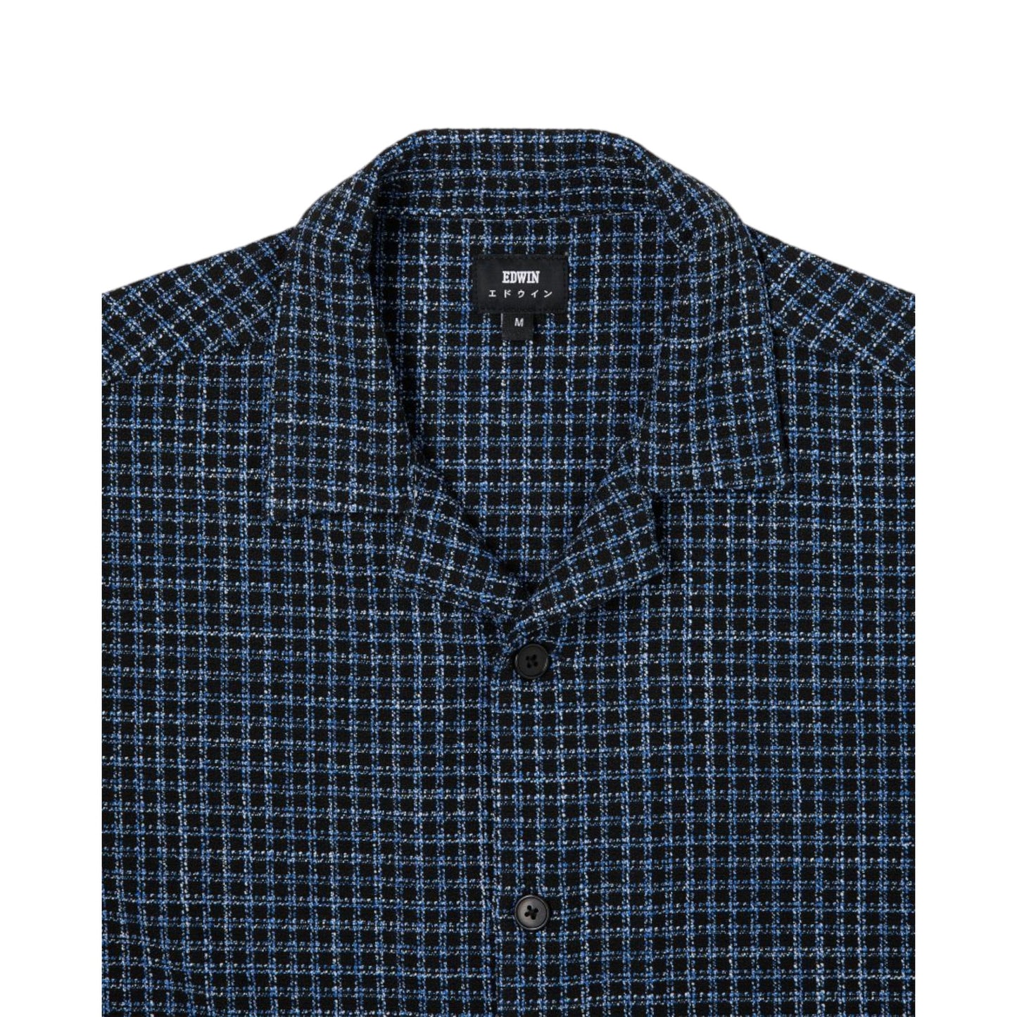 Camicia Edwin Saga Shirt - Blue / Black Francis Concept