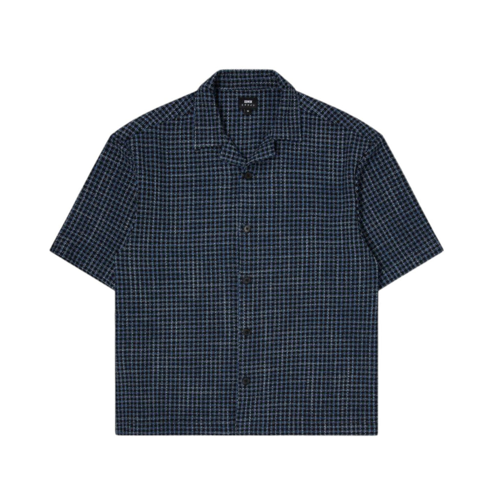 Camicia Edwin Saga Shirt - Blue / Black Francis Concept