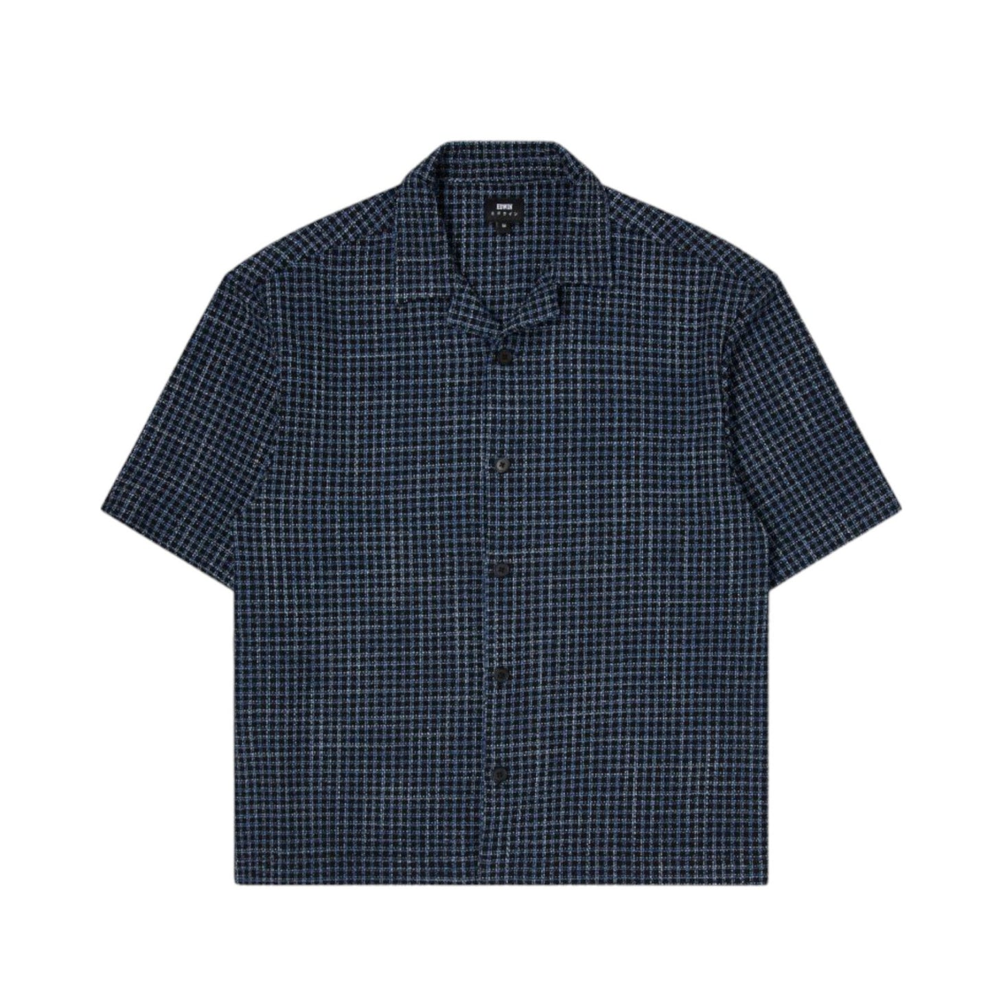 Camicia Edwin Saga Shirt - Blue / Black Francis Concept