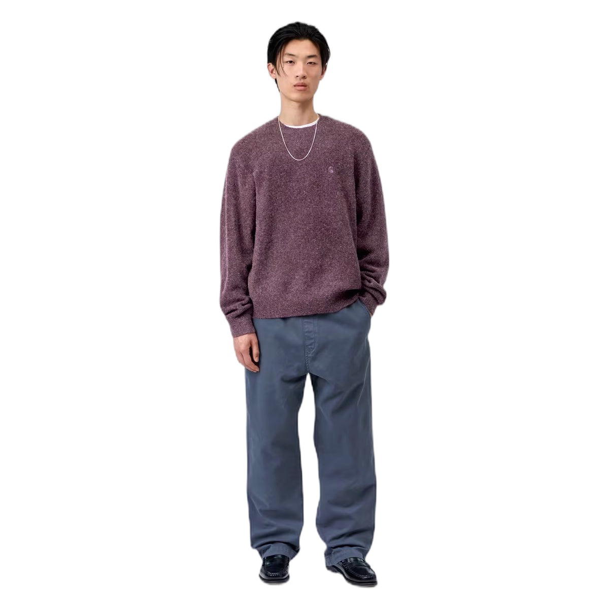 Maglione Carhartt Wip Curtis Sweater - Tangled Shady Purple
