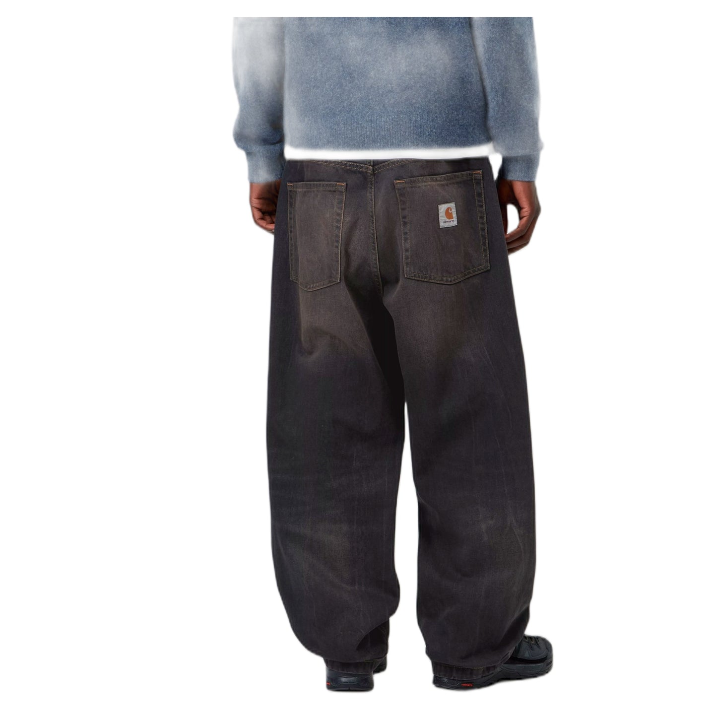 Jeans Carhartt Wip Brandon Pan - Black Tobacco Used Wash