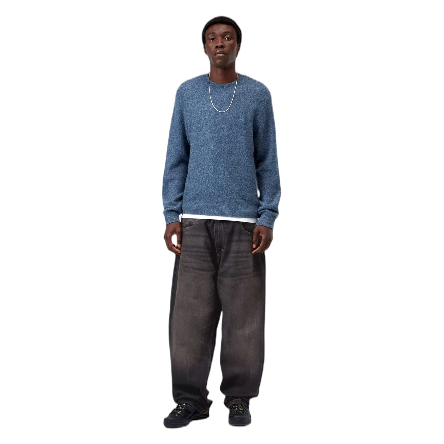 Jeans Carhartt Wip Brandon Pan - Black Tobacco Used Wash