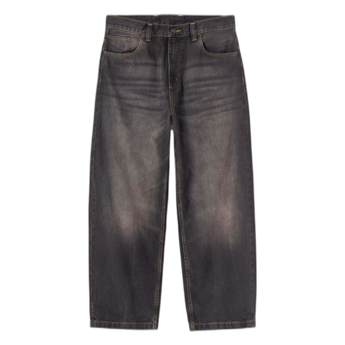 Jeans Carhartt Wip Brandon Pan - Black Tobacco Used Wash