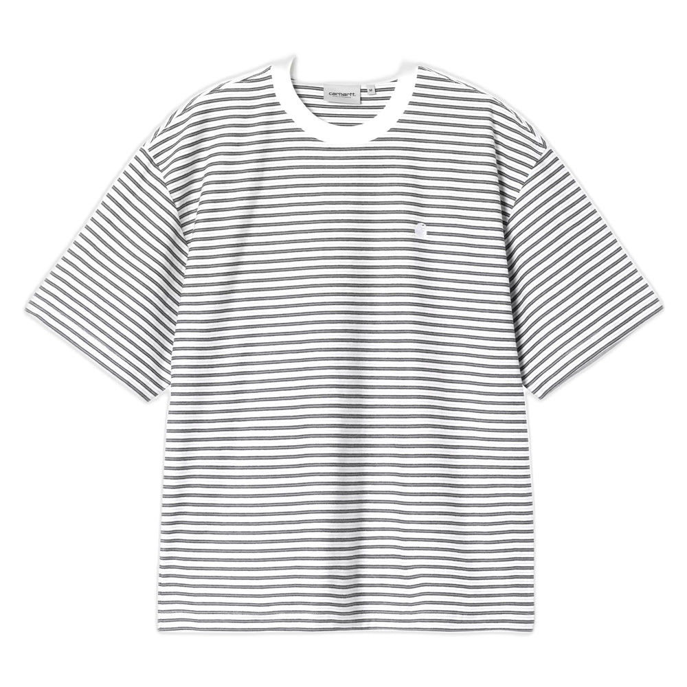 T-Shirt Carhartt Wip S/S Dupree T-Shirt Dupree Stripe - White