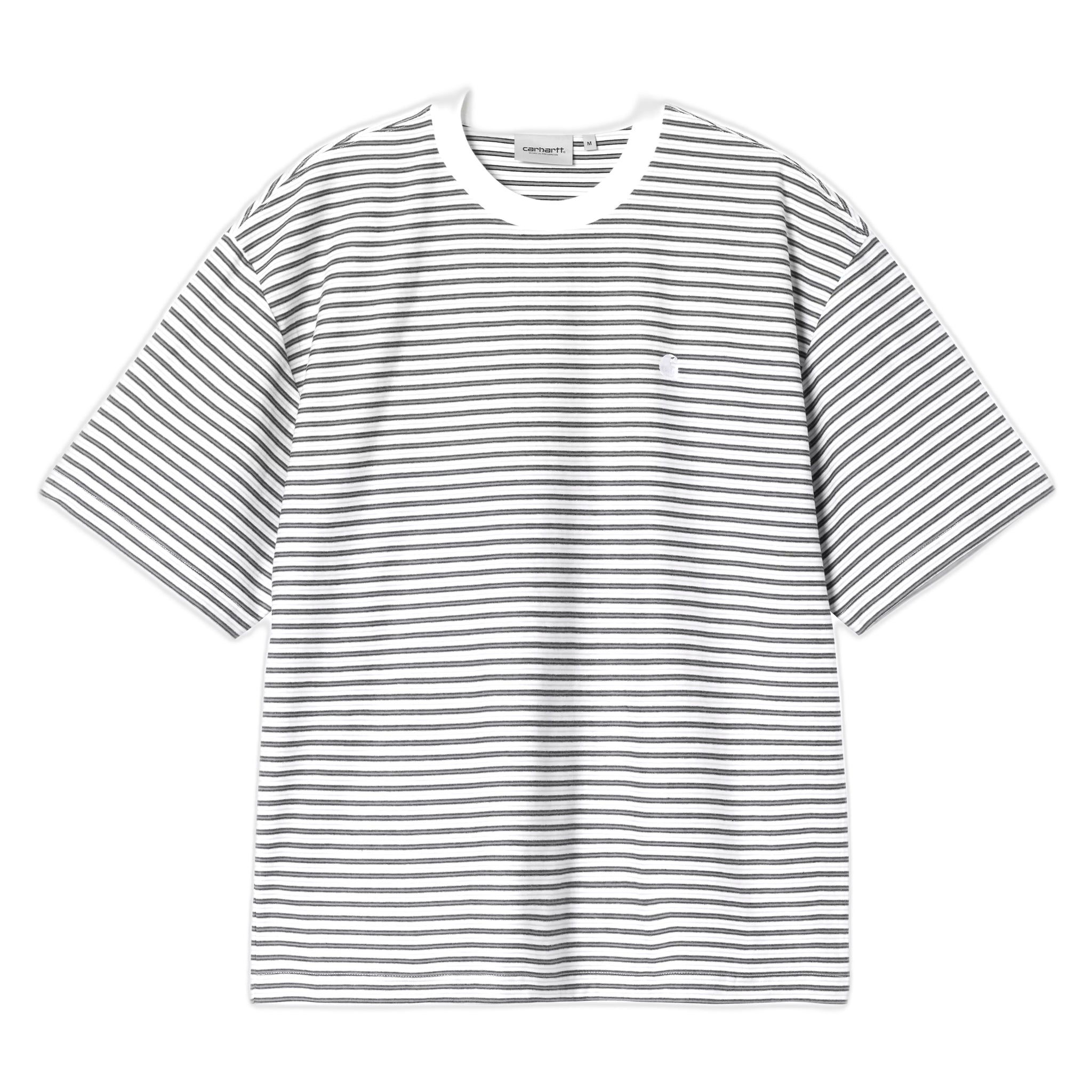 T-Shirt Carhartt Wip S/S Dupree T-Shirt Dupree Stripe - White