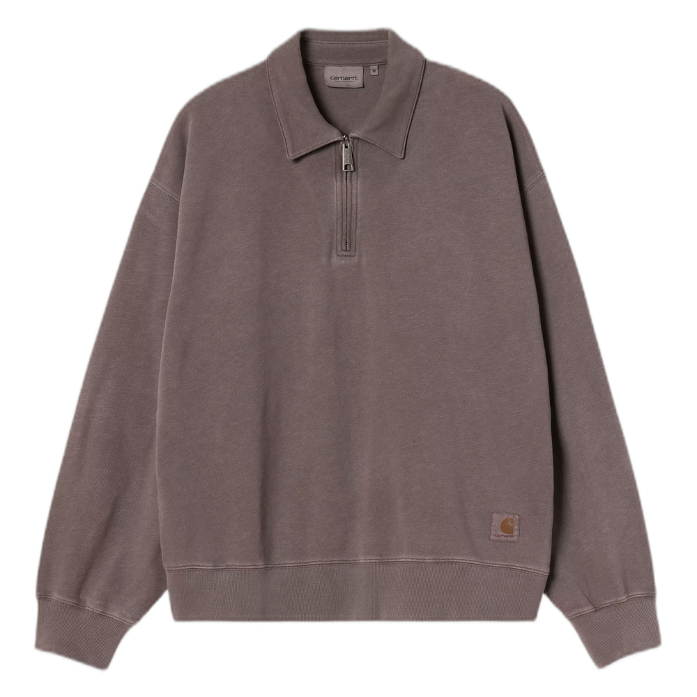 Felpa Carhartt Wip Harper Polo - Tobacco garment dyed