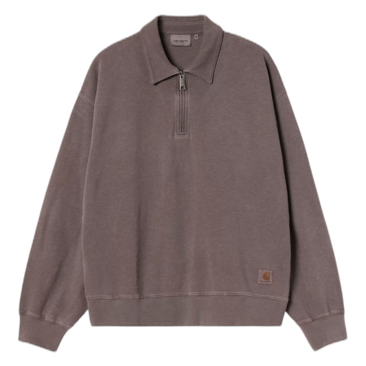 Felpa Carhartt Wip Harper Polo - Tobacco garment dyed
