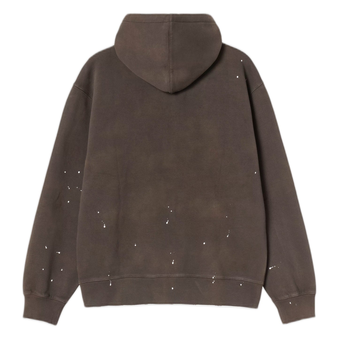 Felpa Carhartt Wip Hooded Painter Jacket  - Tobacco destroy wash, splatter