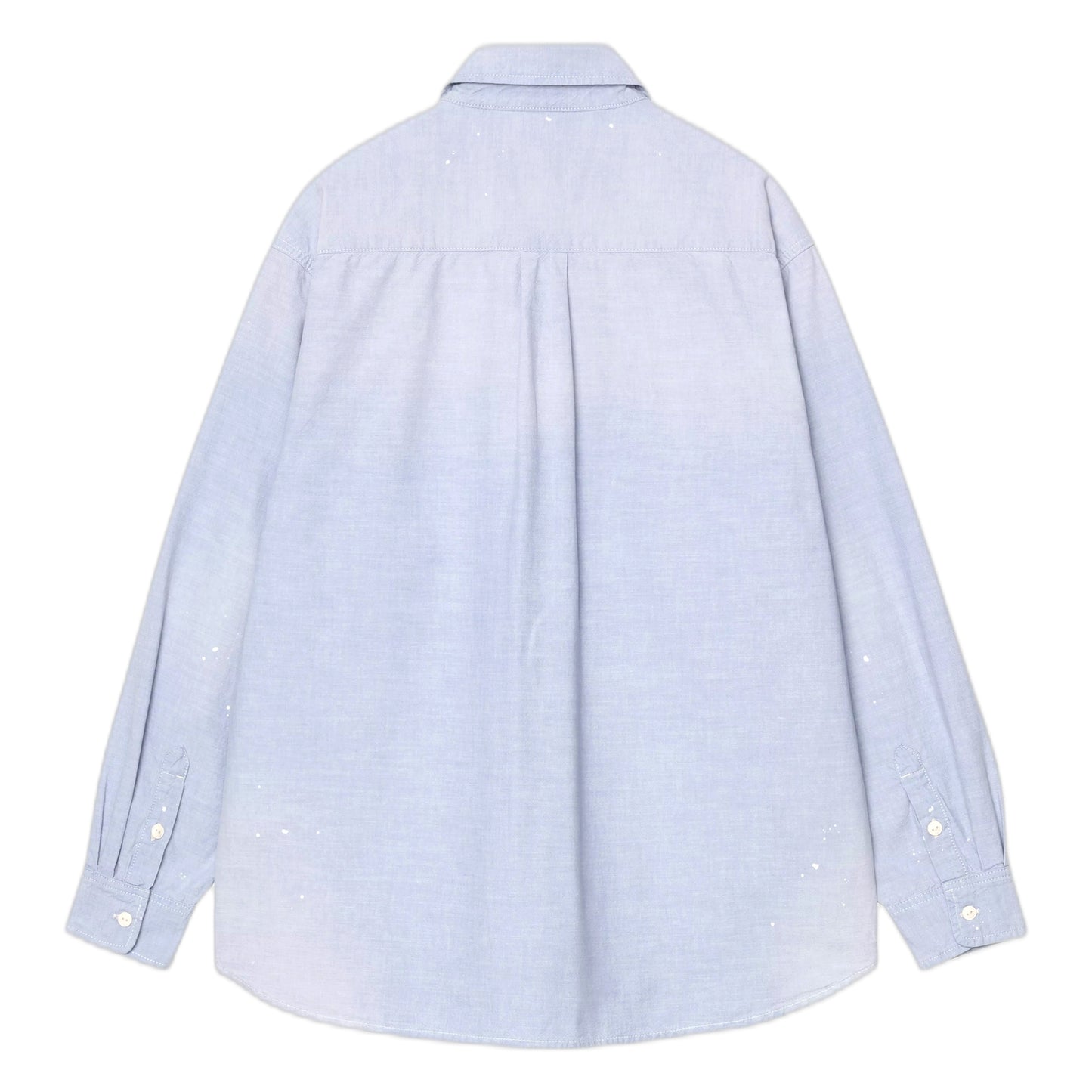 Camicia Carhartt Wip L/S Painter Shirt -Blue worn used, splatter