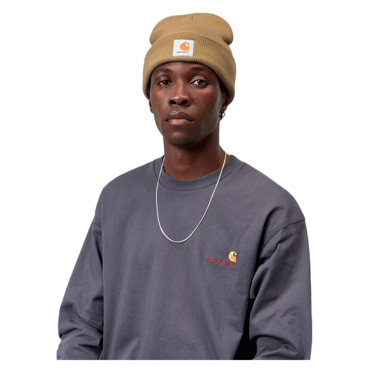 Berretto Carhartt Wip Short Watch Hat - WIP Dusty H Brown