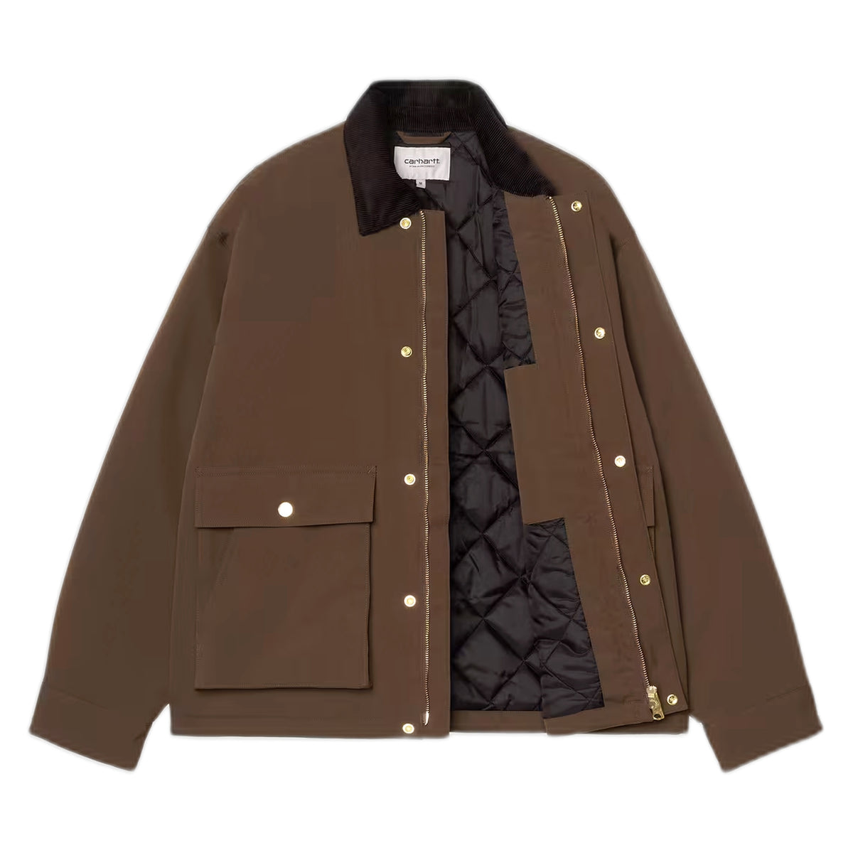 Giacca Carhartt Wip Quentin Jacket - Tobacco / Black