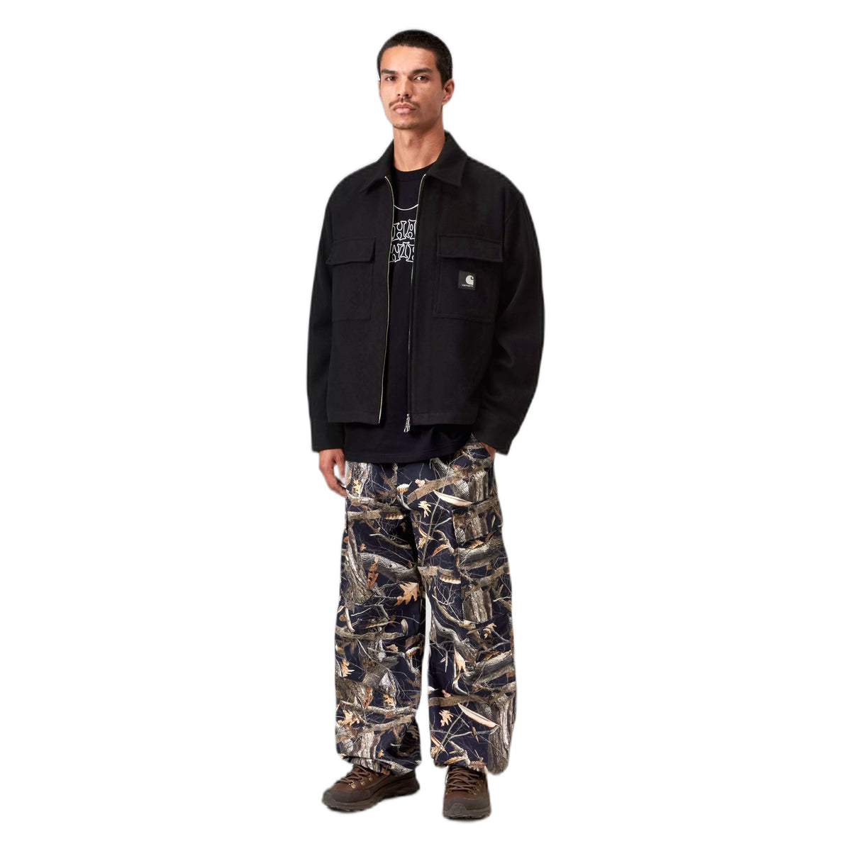 Camicia Carhartt Wip Atoka Shirt Jacket - Black