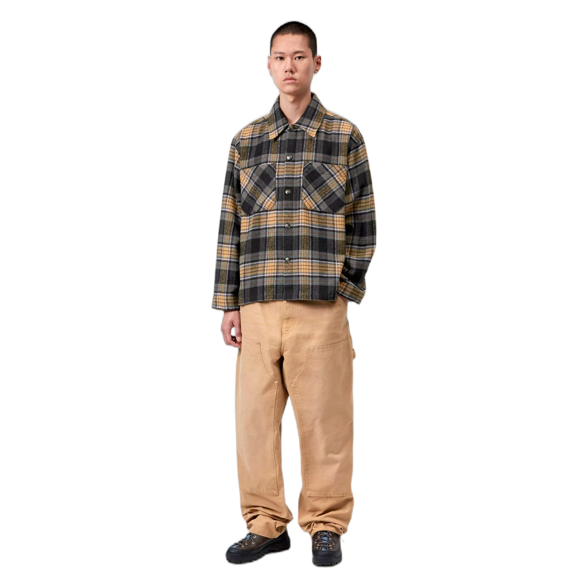 Camicia Carhartt Wip L/S Parson Shirt - Parson Check / WIP Dusty H Brown