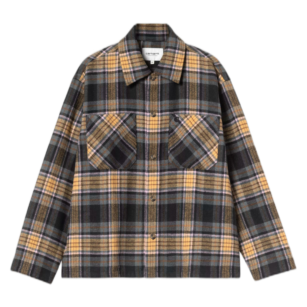 Camicia Carhartt Wip L/S Parson Shirt - Parson Check / WIP Dusty H Brown