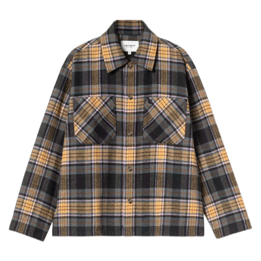 Camicia Carhartt Wip L/S Parson Shirt - Parson Check / WIP Dusty H Brown
