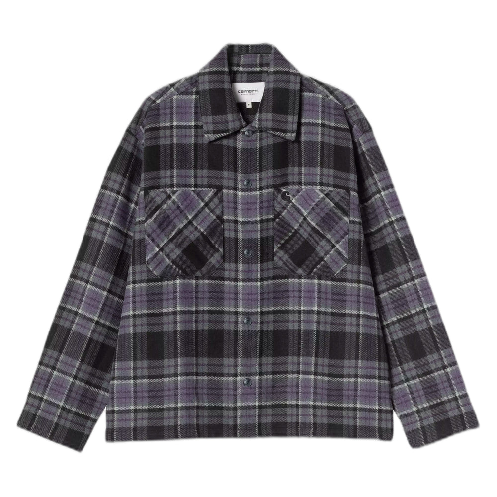 Camicia Carhartt Wip L/S Parson Shirt - Parson Check / Shady Purple