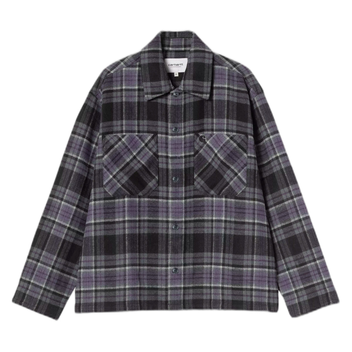 Camicia Carhartt Wip L/S Parson Shirt - Parson Check / Shady Purple