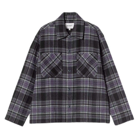 Camicia Carhartt Wip L/S Parson Shirt - Parson Check / Shady Purple