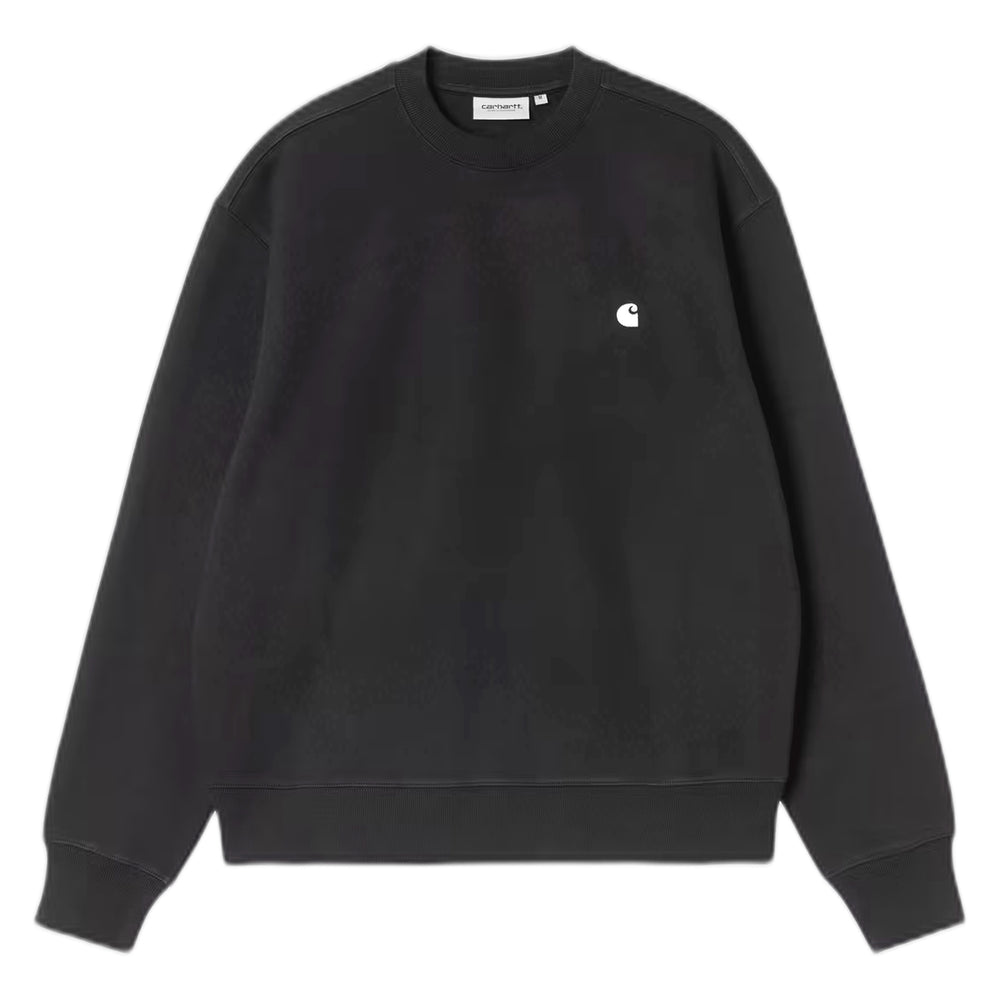 Felpa Carhartt Wip Mack Sweat - Black / Wax