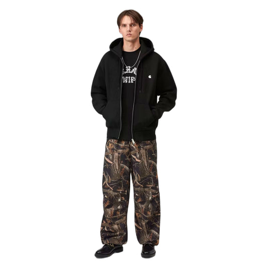 Felpa Carhartt Wip Hooded Mack Jacket - Black / Wax