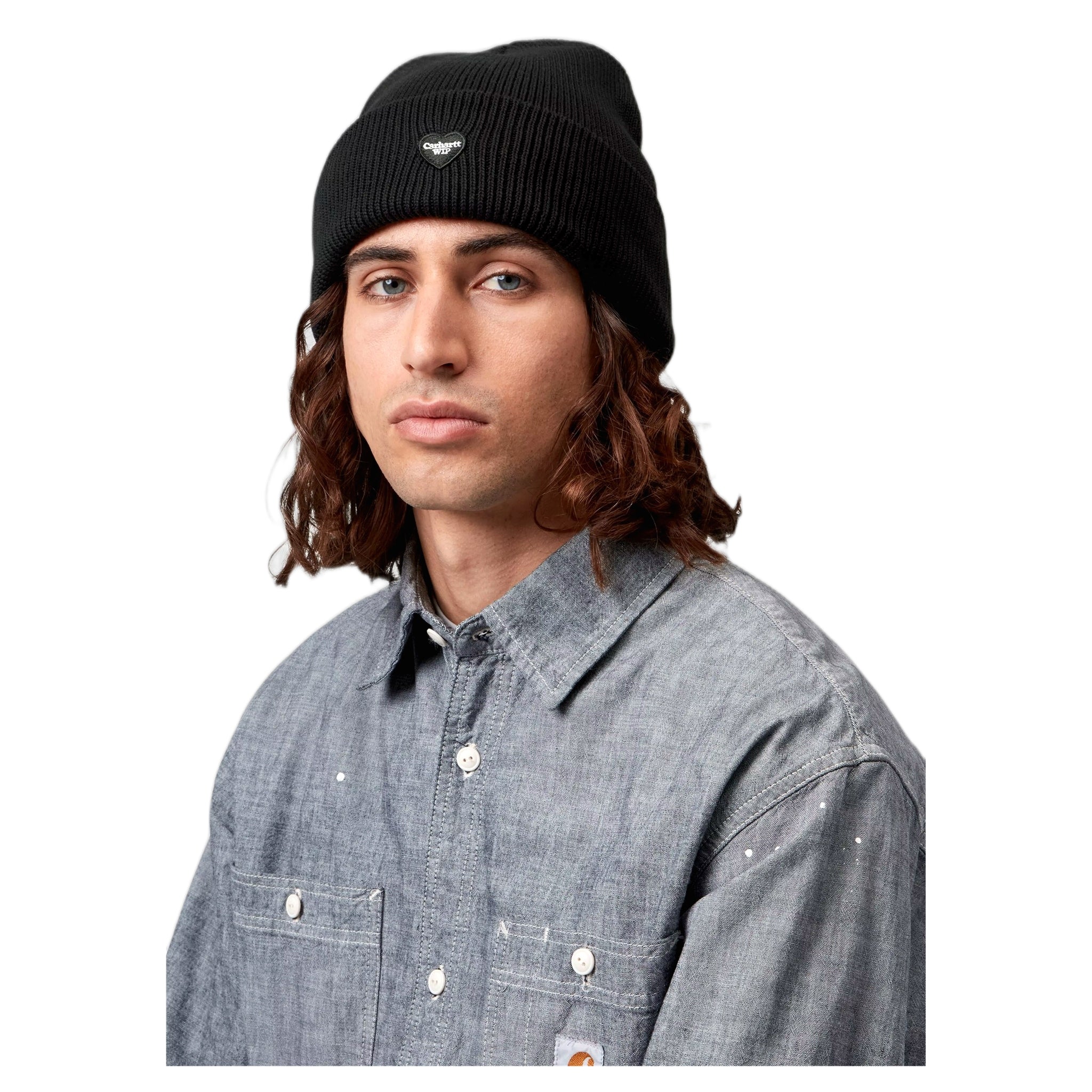 Berretto Carhartt Wip Small Heart Beanie - Black