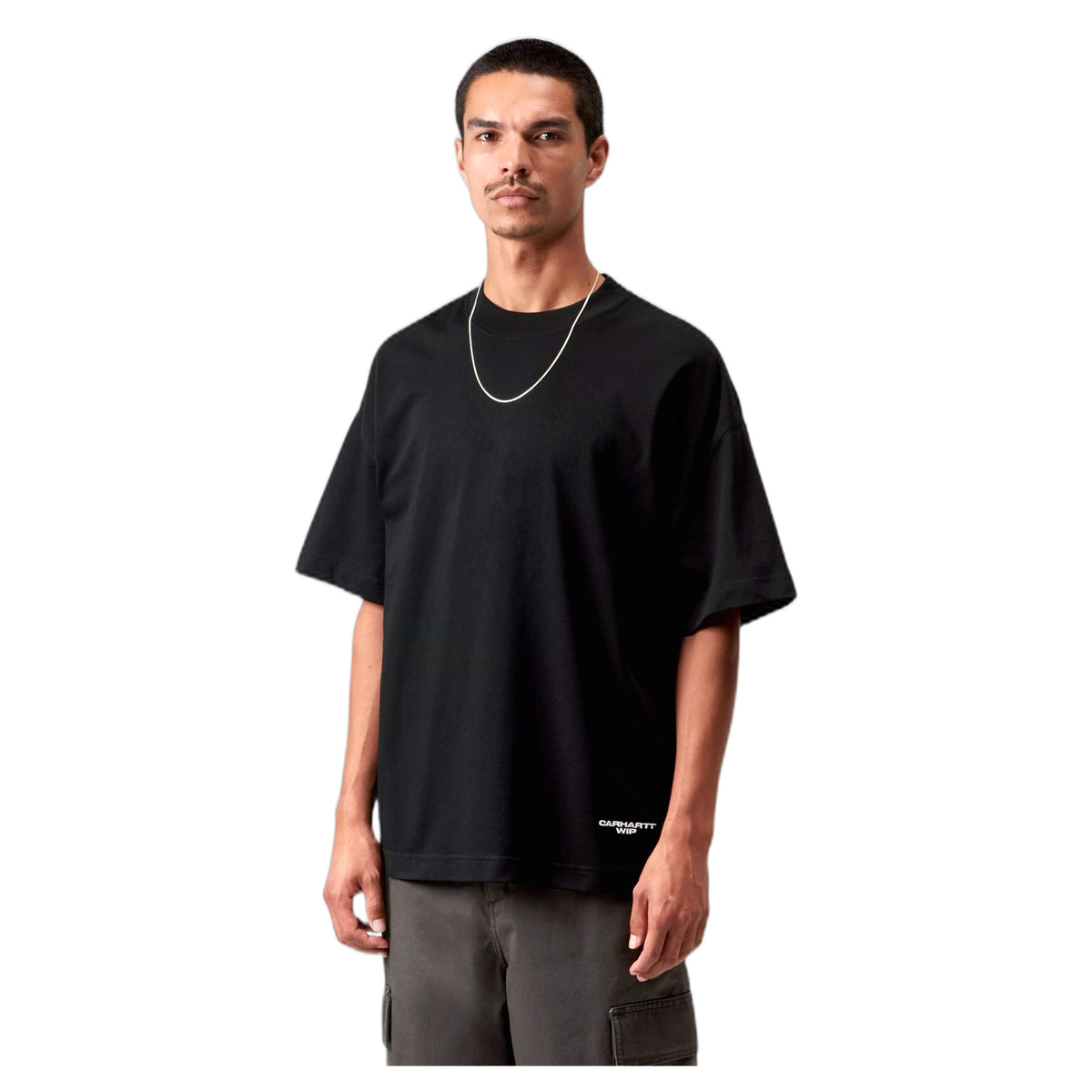 T-Shirt Carhartt Wip S/S Chapter Script T-Shirt - Black / White