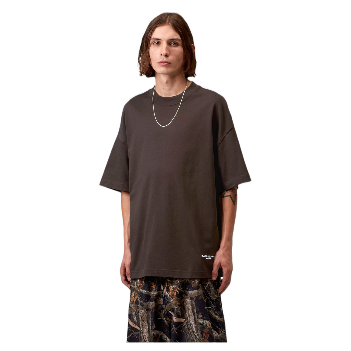 T-Shirt Carhartt Wip S/S Chapter Script T-Shirt - Tobacco / White