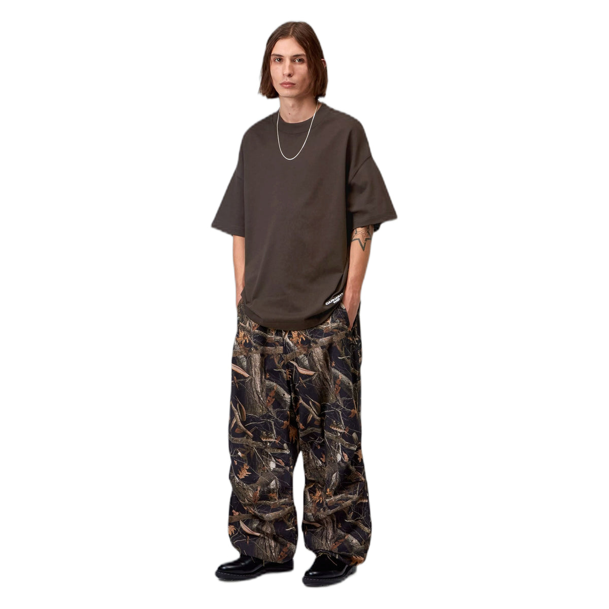 T-Shirt Carhartt Wip S/S Chapter Script T-Shirt - Tobacco / White