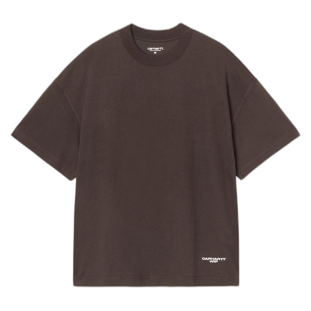 T-Shirt Carhartt Wip S/S Chapter Script T-Shirt - Tobacco / White