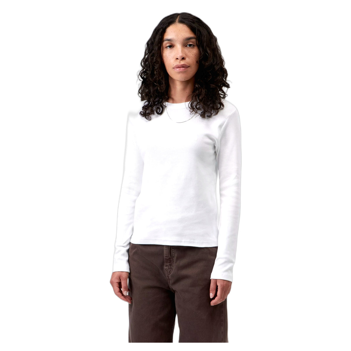 Long Sleeve Carhartt Wip W' L/S Philipa T-Shirt - White